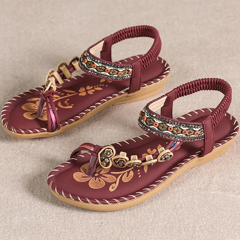 Women Sandals Bohemia Style Shoes low Heels Footwear