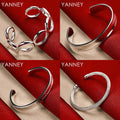 Charm 925 sterling silver exquisite hallow round bracelet women party Accessories wedding fashion Gift