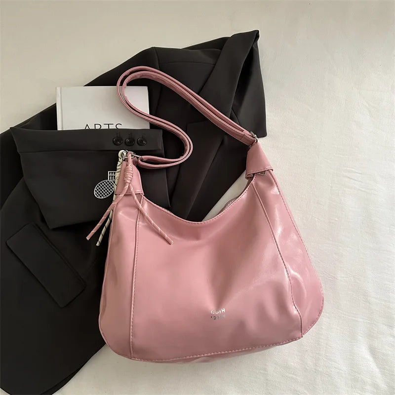 Leisure commuting Large capacity Bag for women , New Fashionable and versatile single shoulder crossbody loose Tote Bags