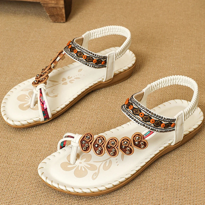Women Sandals Bohemia Style Shoes low Heels Footwear