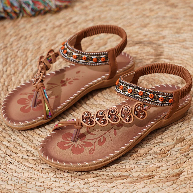 Women Sandals Bohemia Style Shoes low Heels Footwear